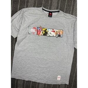 Ecko Unltd Co Shirt Mens XL Gray 2003‎ instrumental Graphic Vtg Y2k Hip Hop